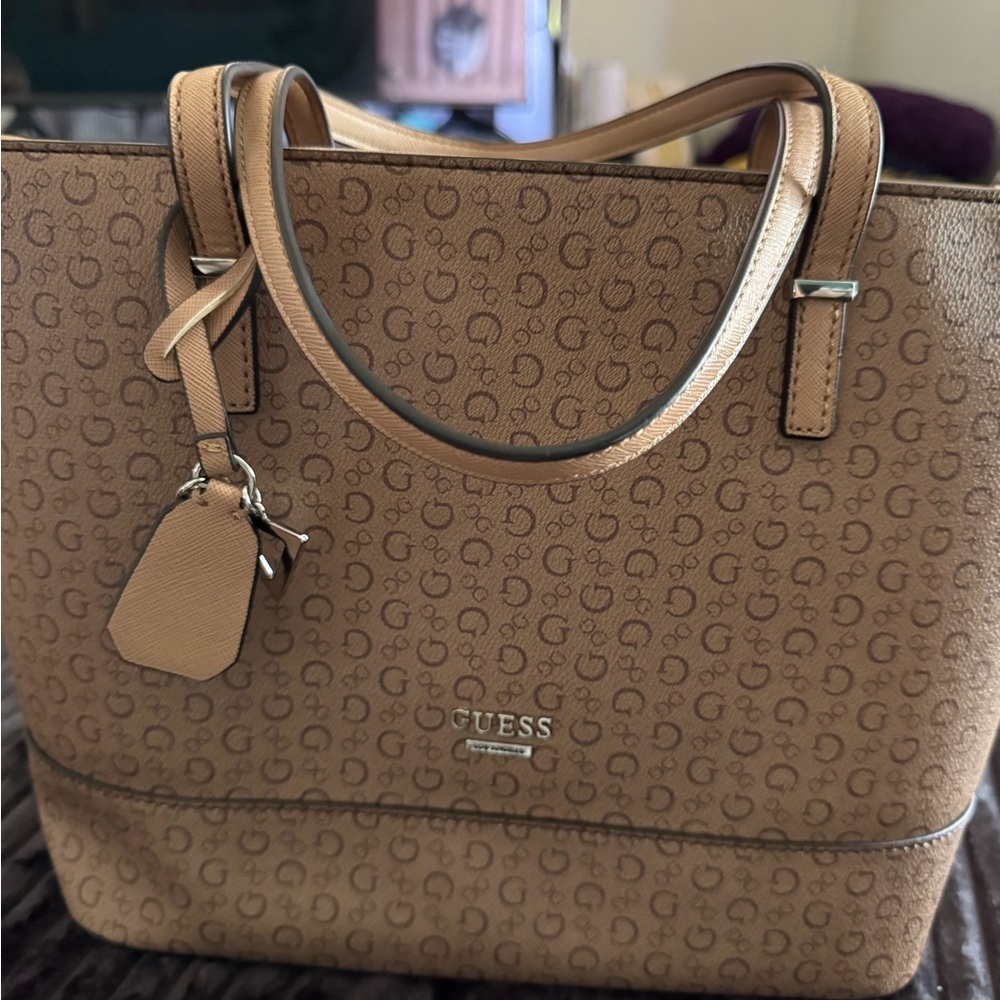 Guess Tan Tote Bag